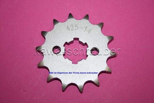 Ritzel vorne 14 Zähne Suzuki TS 80 X-E Typ SC11A (Standard Übersetzung)