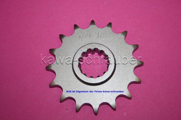 Ritzel vorne 16 Zähne Suzuki DR 125 S / SE Typen SF43B SF44A-B (Standard Übersetzung)