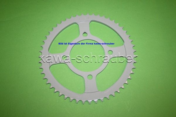 Kettenblatt / Ritzel hinten 51 Zähne Suzuki RG 125 Wolf Bj. 1992-1994 (geänderte Übersetzung)