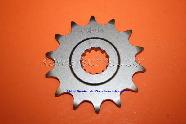 Ritzel vorne 14 Zähne Suzuki DR250 Typen SG42A SJ42A (Standard Übersetzung)
