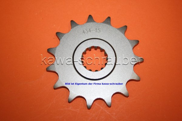 Ritzel vorne 15 Zähne Suzuki GNX 250 E (Standard Übersetzung)