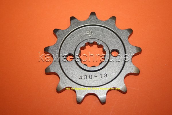 Ritzel vorne 13 Zähne Suzuki GSX 250 (geänderte Übersetzung)