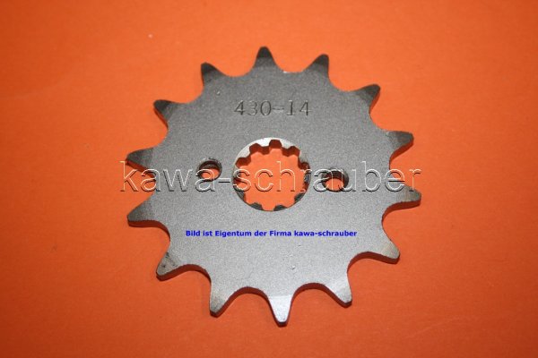 Ritzel vorne 14 Zähne Suzuki GSX 250 (Standard Übersetzung)
