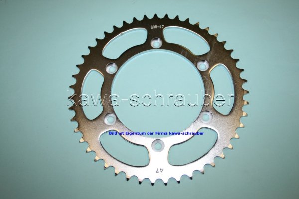 Kettenblatt / Ritzel hinten 47 Zähne Ritzel Suzuki DR 350 SE Typ SK42B Bj. ab 1996 (geänderte Übersetzung)
