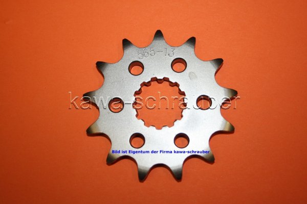 Ritzel vorne 13 Zähne Suzuki RGV 250 Typen VJ21A VJ22B (geänderte Übersetzung)