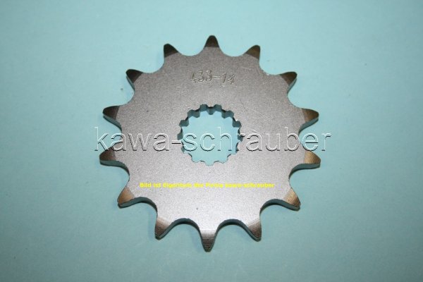 Ritzel vorne 14 Zähne Suzuki TS 250 B,C,ER Bj. ab 1977 (geänderte Übersetzung)