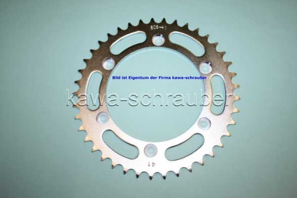 Kettenblatt / Ritzel hinten 41 Zähne Suzuki RMZ 450 (geänderte Übersetzung)
