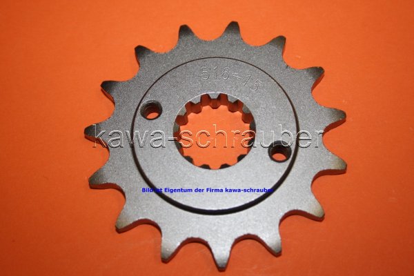 Ritzel vorne 15 Zähne Suzuki GS 500 / F ab Bj. 2004 (geänderte Übersetzung)