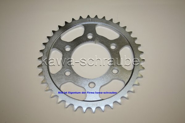 Kettenblatt / Ritzel hinten 38 Zähne Suzuki GR 650 Typ GP51A (Standard Übersetzung)