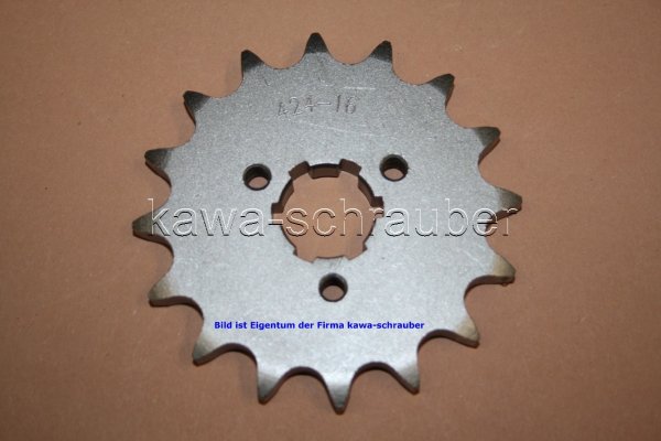 Ritzel vorne 16 Zähne Suzuki GT 550 J K L Typ GT550 (Standard Übersetzung)
