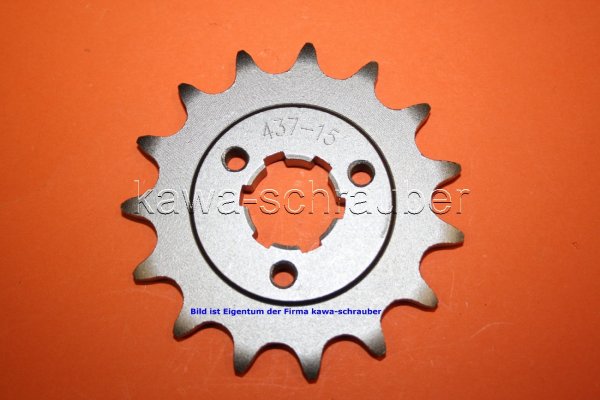 Ritzel vorne 15 Zähne Suzuki DR 600 S Typen SN41A SN41AD (geänderte Übersetzung)