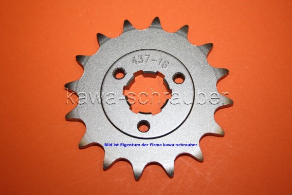 Ritzel vorne 16 Zähne Suzuki DR 600 S Typen SN41A SN41AD (Standard Übersetzung)