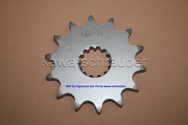 Ritzel vorne 14 Zähne Suzuki GSX 600 F Typ GN72B (Standard Übersetzung)