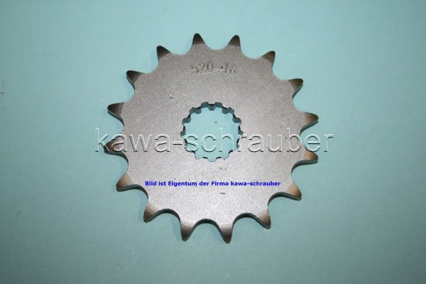 Ritzel vorne 16 Zähne Suzuki GSX-R GSXR 600 Bj. 11-15 (Standard Übersetzung)