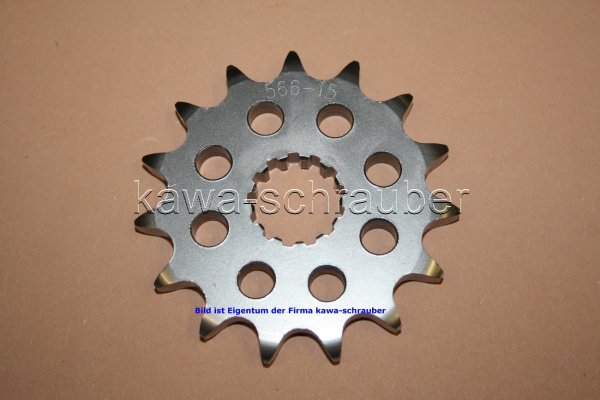 Ritzel vorne 15 Zähne Suzuki GSX-R GSXR 750 Typ GR7BB (Standard Übersetzung)