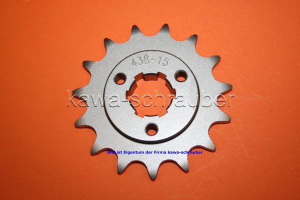 Ritzel vorne 15 Zähne Suzuki DR800 Big 520er Teilung (Standard Übersetzung)