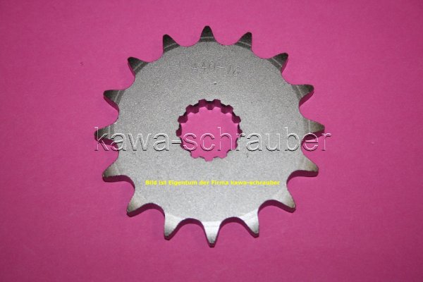 Ritzel vorne 16 Zähne Suzuki GSX-R GSXR 1100 Typ GU74CD 532er Teilung (geänderte Übersetzung)