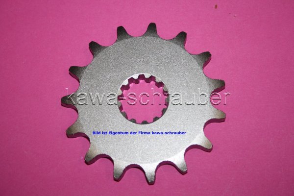 Ritzel vorne 15 Zähne Suzuki GSX-R GSXR 1100 Typ GV73C 532er Teilung (Standard Übersetzung)