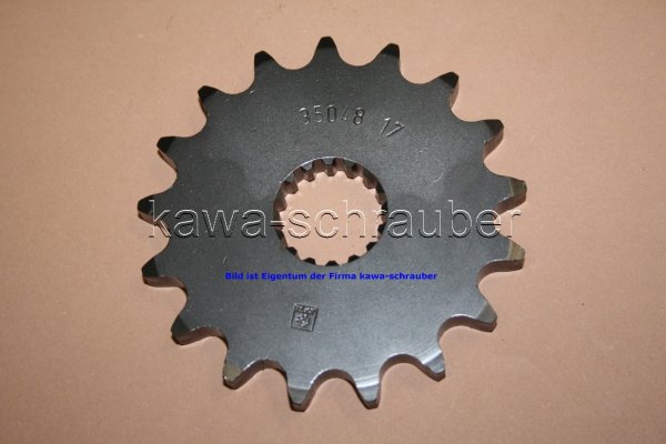 Ritzel vorne 17 Zähne Suzuki GSX-R GSXR 1000 Bj. 2009-2015 (Standard Übersetzung)