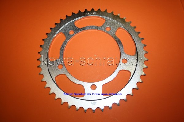 Kettenblatt / Ritzel hinten 45 Zähne Triumph TT 600