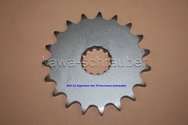 Ritzel vorne 19 Zähne Triumph 750 Daytona (geänderte Übersetzung)