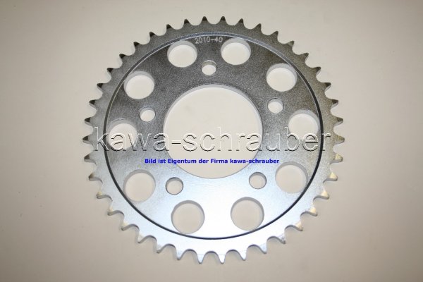 Kettenblatt / Ritzel hinten 40 Zähne Triumph 900 Daytona (geänderte Übersetzung)