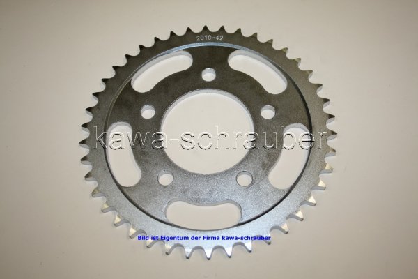Kettenblatt / Ritzel hinten 42 Zähne Triumph 900 Thunderbird / Sport (geänderte Übersetzung)