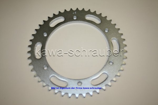 Kettenblatt / Ritzel hinten 46 Zähne Triumph 1050 Sprint GT / ST (geänderte Übersetzung)