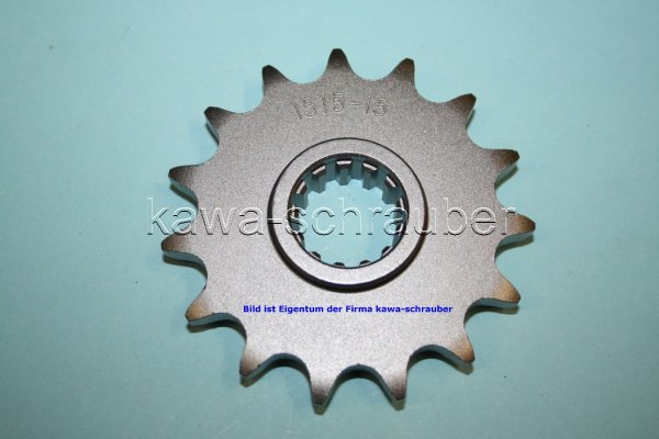 Ritzel vorne 15 Zähne Triumph 600 Speedbaby (Standard Übersetzung)