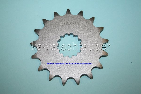 Ritzel vorne 17 Zähne Triumph 800 Speedmaster (Standard Übersetzung)