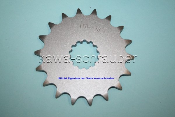 Ritzel vorne 18 Zähne Triumph 800 Speedmaster (geänderte Übersetzung)