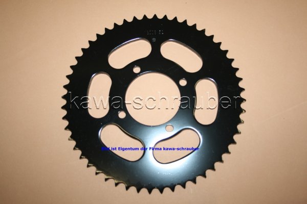 Kettenblatt / Ritzel hinten 52 Zähne Yamaha RD 50 M Speichenrad (Standard Übersetzung)