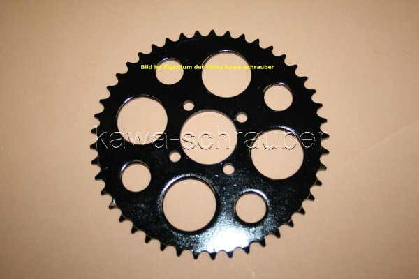 Kettenblatt / Ritzel hinten 45 Zähne Yamaha DT 50 R X-Limit (geänderte Übersetzung)