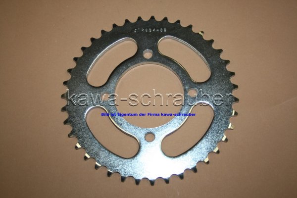 Kettenblatt / Ritzel hinten 39 Zähne Yamaha RX 80 SE Typ 12N (Standard Übersetzung)