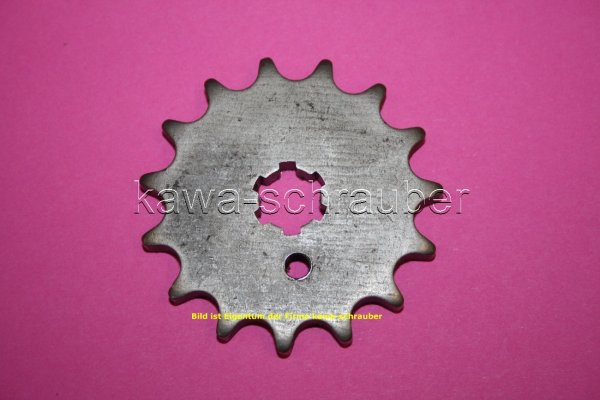 Ritzel vorne 15 Zähne Yamaha DT 80 MX-S Typ 5T8 (geänderte Übersetzung)