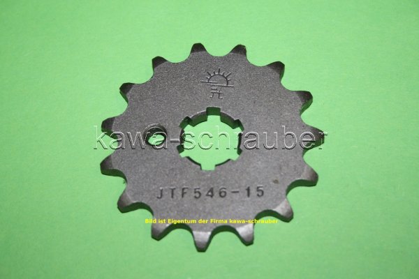 Ritzel vorne 15 Zähne Yamaha RD 80 LC1 LC-1 Typ 10X (geänderte Übersetzung)