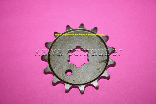 Ritzel vorne 15 Zähne Yamaha RD 80 LC 2 LC-2 Typ 30W (geänderte Übersetzung)