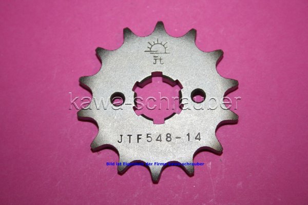 Ritzel vorne 14 Zähne Yamaha TTR 125 / E / L (geänderte Übersetzung)