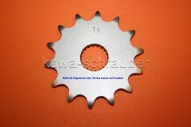 Ritzel vorne 14 Zähne Yamaha YZ 125 / Z Typ 163MR (geänderte Übersetzung)