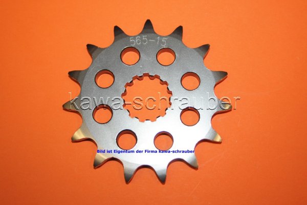 Ritzel vorne 15 Zähne Yamaha TDR 250 Typ 3CK (geänderte Übersetzung)