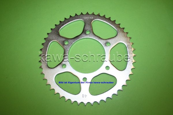 Kettenblatt / Ritzel hinten 48 Zähne Yamaha YZF-R 125 428er Teilung (Standard Übersetzung)
