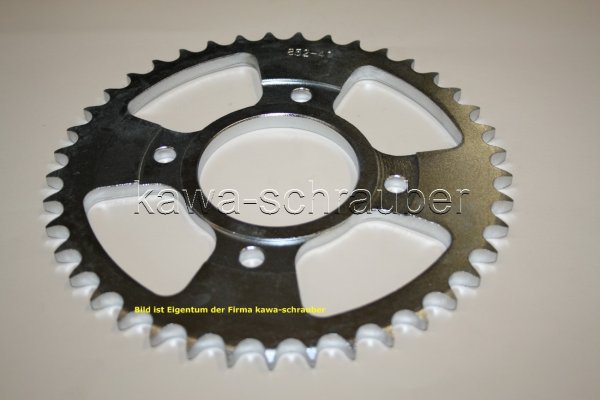 Kettenblatt / Ritzel hinten 41 Zähne Yamaha RD 250 LC Typen 4L1 / 4C2 (Standard Übersetzung)