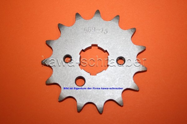Ritzel vorne 15 Zähne Yamaha XV 250 V-Star (geänderte Übersetzung)