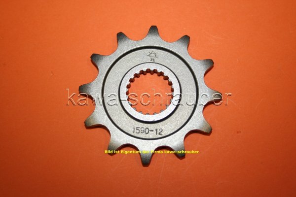 Ritzel vorne 12 Zähne Yamaha YZF250 (geänderte Übersetzung)