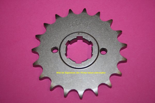 Ritzel vorne 19 Zähne Yamaha XT 350 (Standard Übersetzung 428)