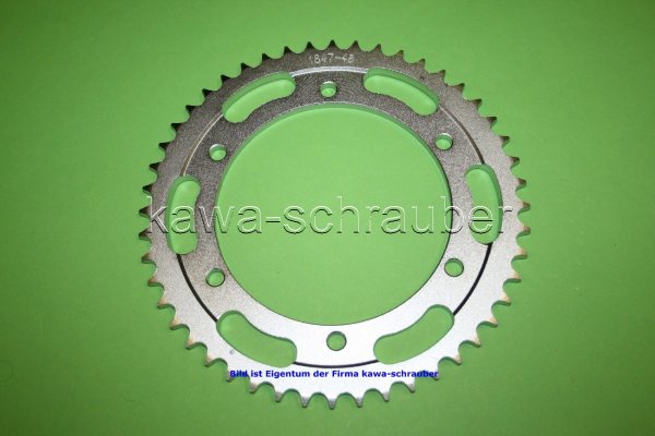 Kettenblatt / Ritzel hinten 48 Zähne Yamaha XT 250 Typ 3C5 (Standard Übersetzung)