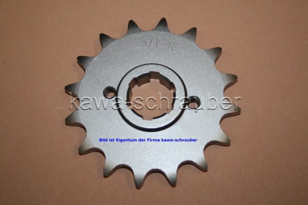 Ritzel vorne 16 Zähne Yamaha XJ 400 Typ 27A (Standard Übersetzung)