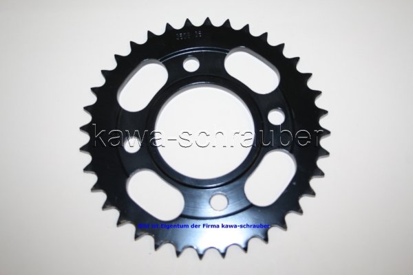 Kettenblatt / Ritzel hinten 36 Zähne Yamaha RD 400 Typ 2R9 (geänderte Übersetzung)