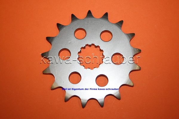 Ritzel vorne 17 Zähne Yamaha YZF 426 F (geänderte Übersetzung)