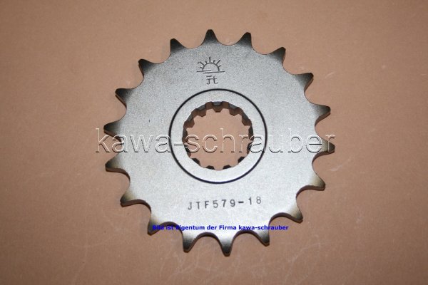 Ritzel vorne 18 Zähne Yamaha RD 500 LC Typen 47X / 1GE (geänderte Übersetzung)